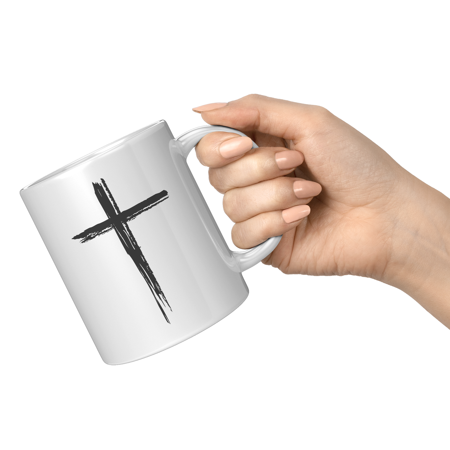 Cross Print Mug