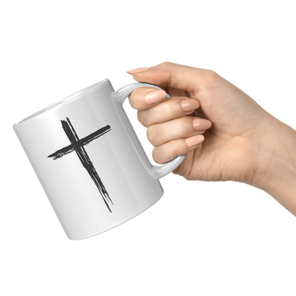 Cross Print Mug