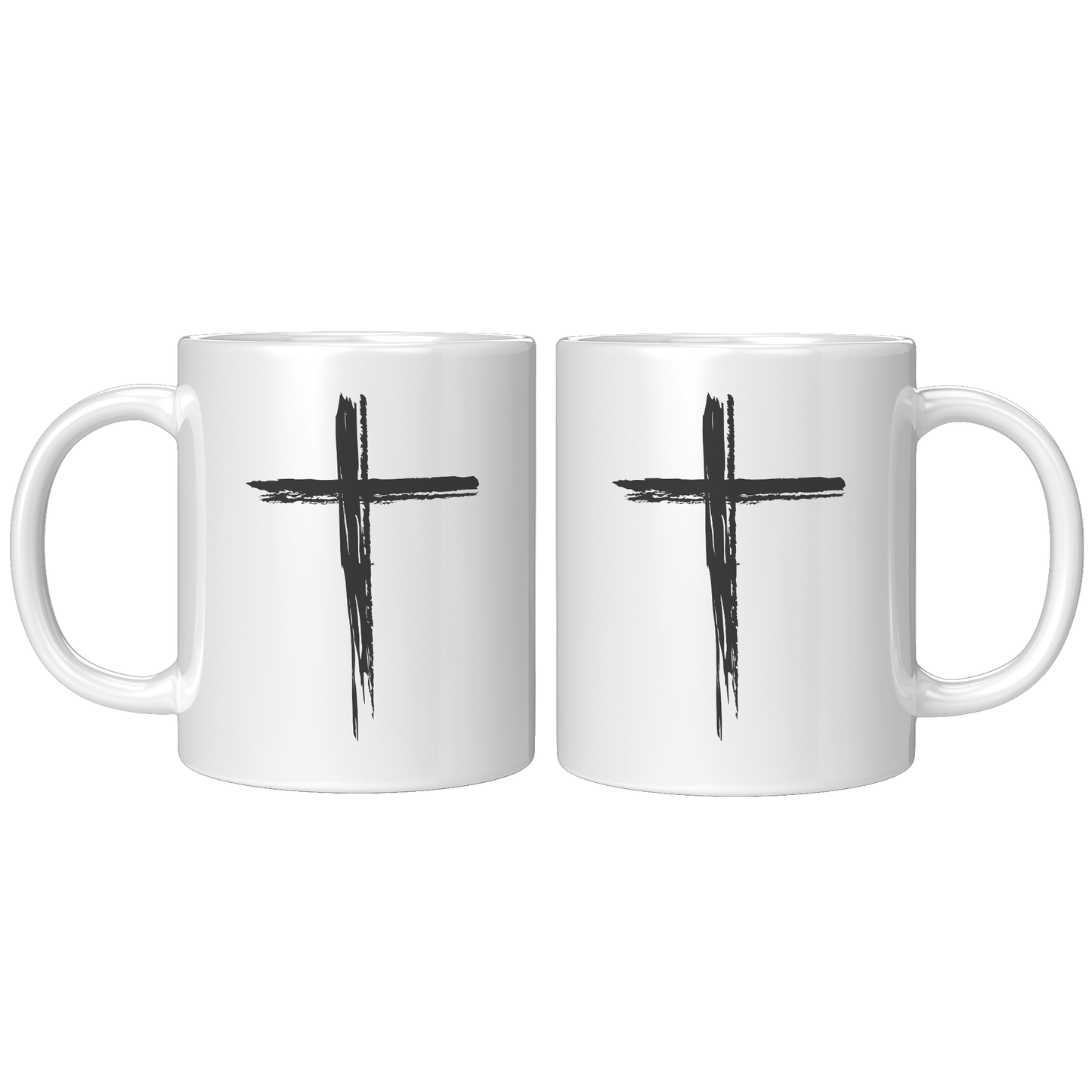 Cross Print Mug