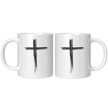 Cross Print Mug