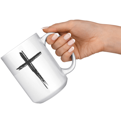 Cross Print Mug