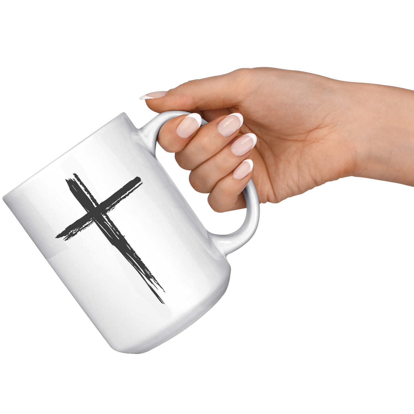 Cross Print Mug